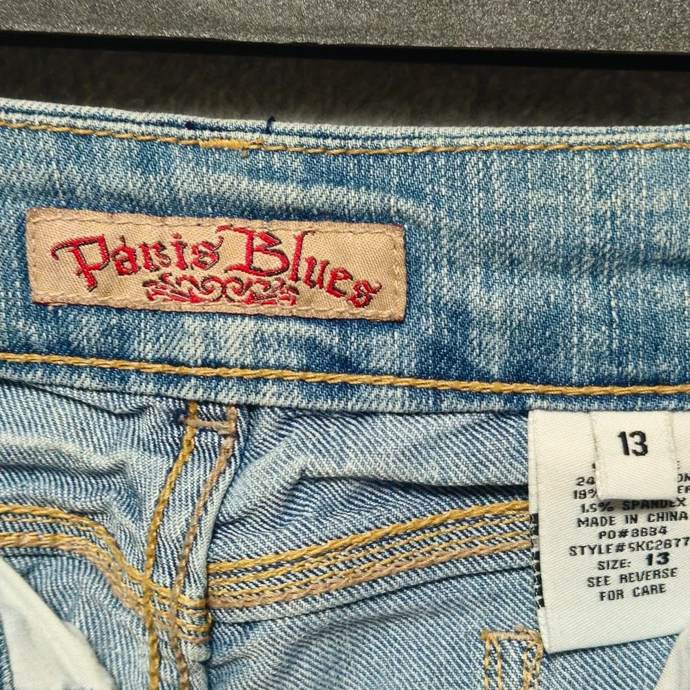 Vintage Paris Blues Womens 33 Juniors Size 13 Bootcut Jeans Stretch Denim‎